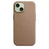 Apple FineWoven Case compatibile MagSafe iPhone 15 Taupe