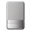 Power bank EcoFlow Rapid 5000 (litio-ione 5000 mAh, ricarica rapida PD, 30 W totali, wireless, USB-C, argento)