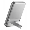 Power bank EcoFlow Rapid 5000 (litio-ione 5000 mAh, ricarica rapida PD, 30 W totali, wireless, USB-C, argento)