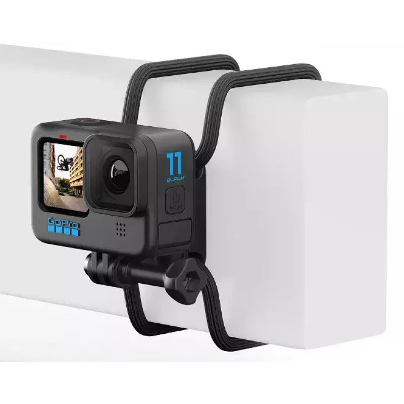 Set supporti GoPro Flexible Grip Mount per tutte le fotocamere HERO, plastica nera