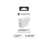 mophie Accessories-Adattatore da parete-USB-C-PD-DUAL-67W-GAN-Bianco-EU (2xUSBC)