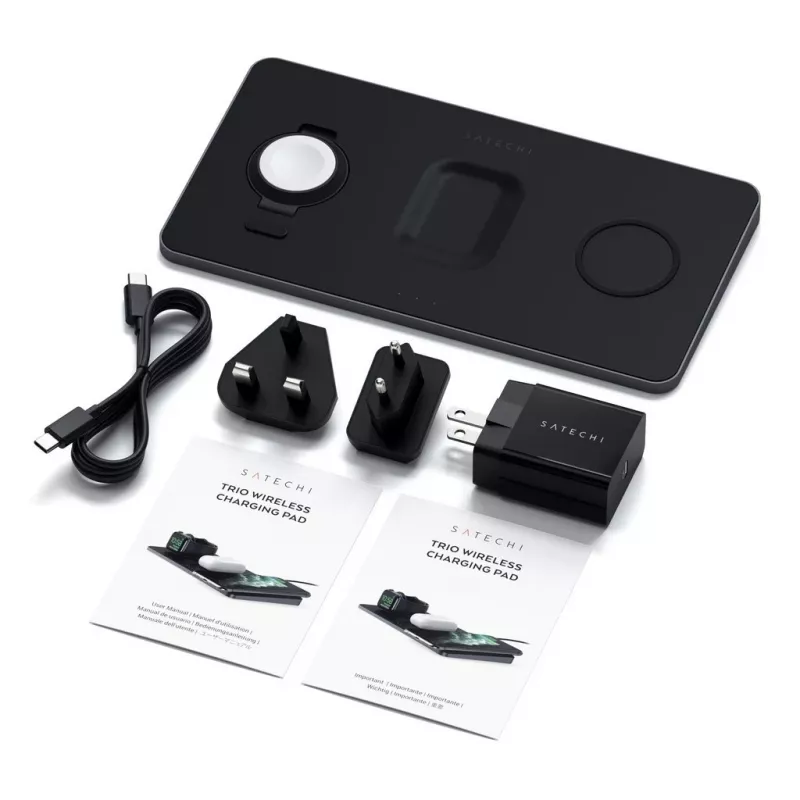 Caricabatterie per dispositivi mobili Satechi ST-X3TWCPM