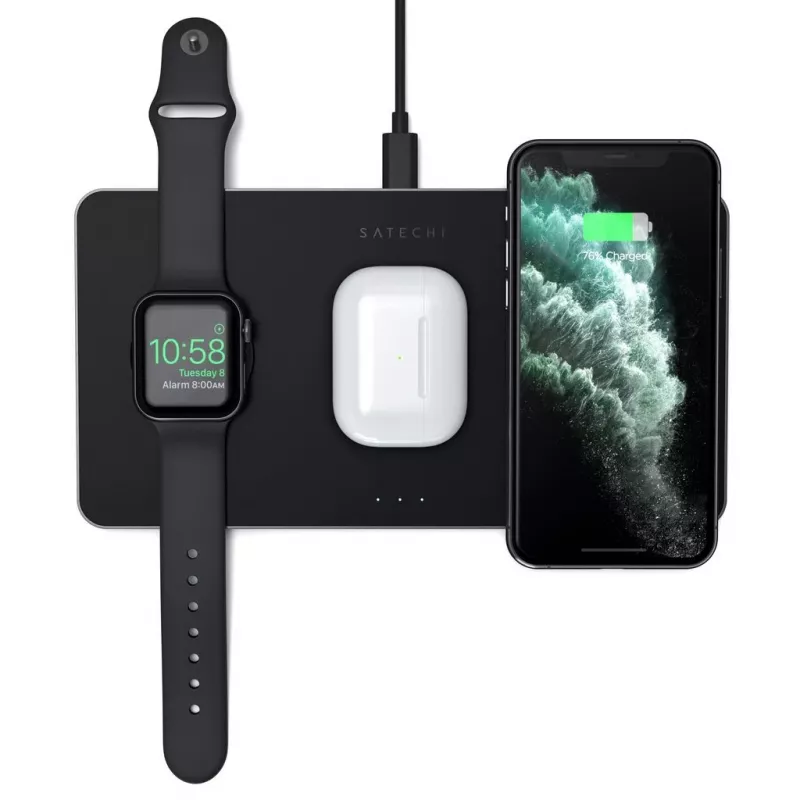 Caricabatterie per dispositivi mobili Satechi ST-X3TWCPM