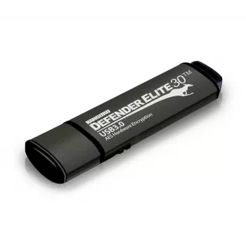 Kanguru Defender Elite30™ USB 3.0 16GB | chiavetta flash sicura | certificato FIPS 197, crittografia hardware AES 256 bit (modalità XTS) | conforme TAA |