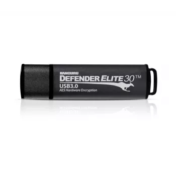 Kanguru Defender Elite30™ USB 3.0 16GB | chiavetta flash sicura | certificato FIPS 197, crittografia hardware AES 256 bit (modalità XTS) | conforme TAA |