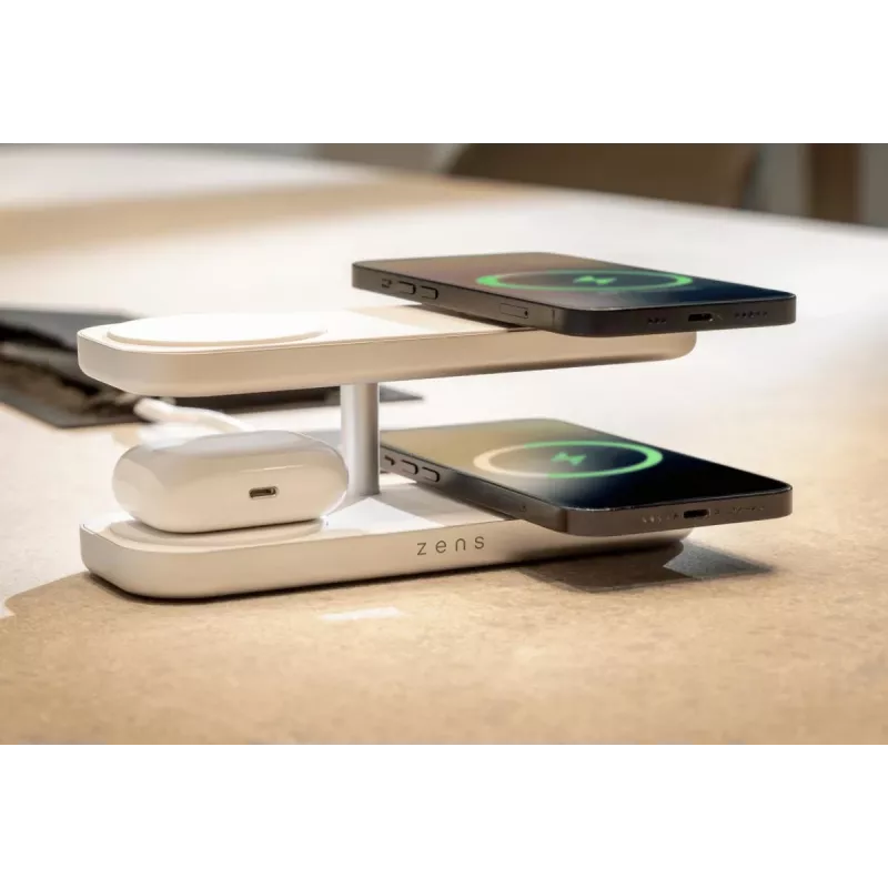 ZENS Quattro Wireless Charger Pro 4 bianco