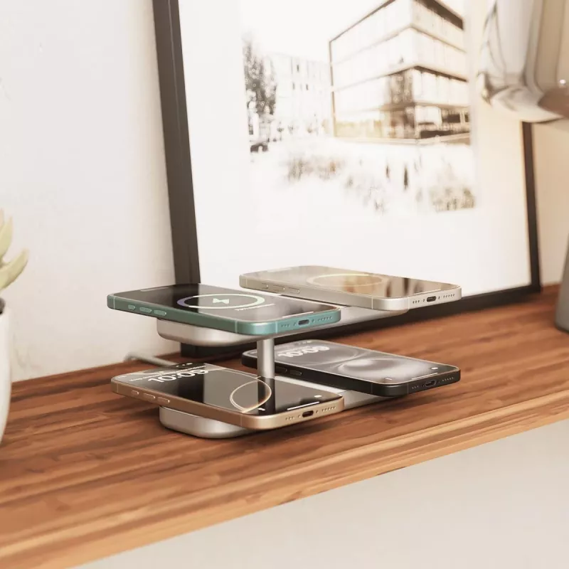ZENS Quattro Wireless Charger Pro 4 bianco