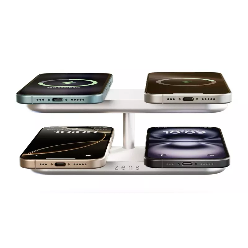 ZENS Quattro Wireless Charger Pro 4 bianco