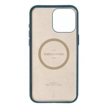 Custodia protettiva Native Union (Re)Classic per iPhone 16 Pro Max – navy, per schermo 17,5 cm (6,9 pollici)