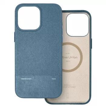 Custodia protettiva Native Union (Re)Classic per iPhone 16 Pro Max – navy, per schermo 17,5 cm (6,9 pollici)