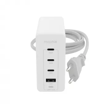 mophie adattatore da parete accessori USB-C PD HUB 120W-GA bianco EU (3x USB-C + 1x USB-A)