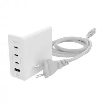 mophie adattatore da parete accessori USB-C PD HUB 120W-GA bianco EU (3x USB-C + 1x USB-A)