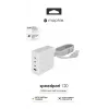 mophie adattatore da parete accessori USB-C PD HUB 120W-GA bianco EU (3x USB-C + 1x USB-A)