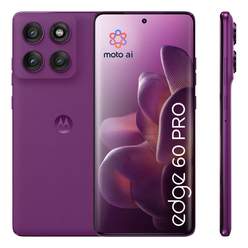 Motorola edge 60 pro 16,9 cm (6,67 inch) Dual SIM Android 15 5G USB Type-C 12 GB 512 GB 6000 mAh viola