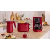 Tostapane Bosch TAT2M124 — 2 fette 950 W, rosso, centratura pane, scongelamento, lift