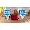 Tostapane Bosch TAT2M124 — 2 fette 950 W, rosso, centratura pane, scongelamento, lift