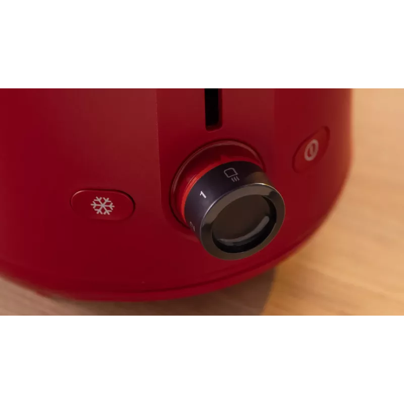 Tostapane Bosch TAT2M124 — 2 fette 950 W, rosso, centratura pane, scongelamento, lift