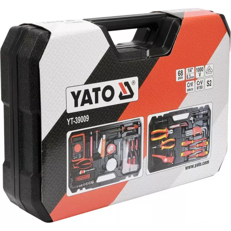 Set di utensili da meccanico Yato YT-39009 — set da 68 pezzi, attacco 1/4