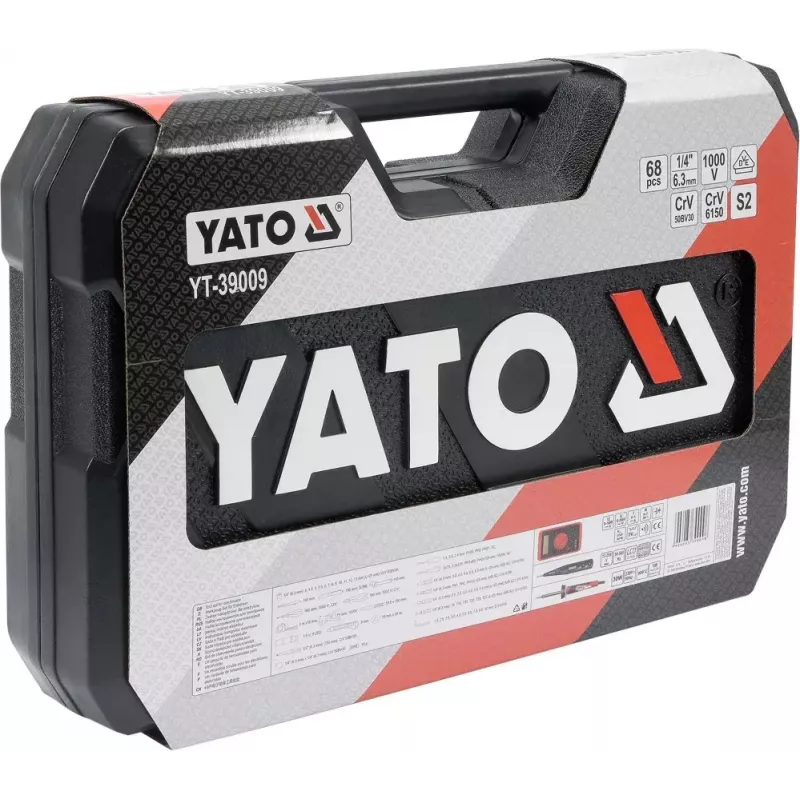 Set di utensili da meccanico Yato YT-39009 — set da 68 pezzi, attacco 1/4