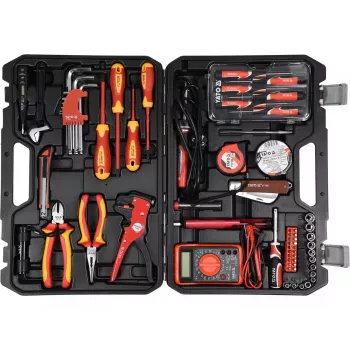 Set di utensili da meccanico Yato YT-39009 — set da 68 pezzi, attacco 1/4 inch, valigetta nera