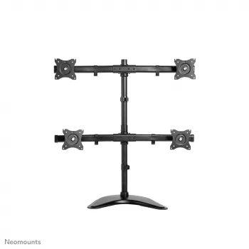 Supporto monitor Neomounts NM-D335D4 nero 10-27 pollici, morsetto/da appoggio/passaggio scrivania, 8 kg, 25.4 cm (10