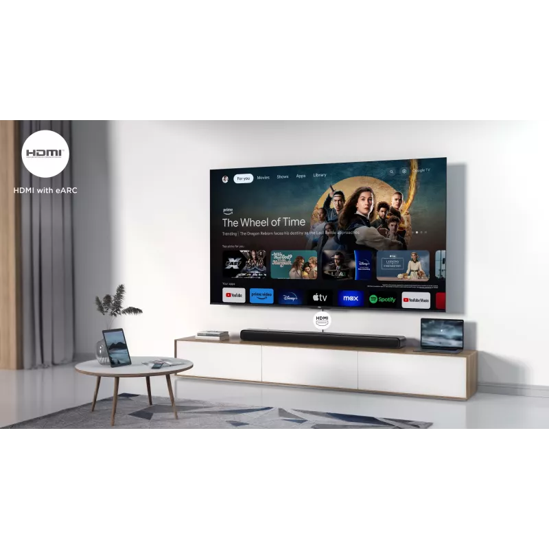 TCL S S45H Class soundbar 2.0 canali con Dolby Atmos, DTS Virtual:X e streaming musicale Bluetooth