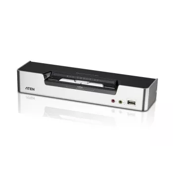 Switch KVM ATEN 2 porte USB DVI Dual-View con audio e hub USB 2.0 (cavi KVM inclusi)