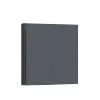 AQARA Smart Wall Switch H1 EU (con neutro, doppio interruttore) (WS-EUK04-G), grigio – interruttore a parete Zigbee con doppio relè
