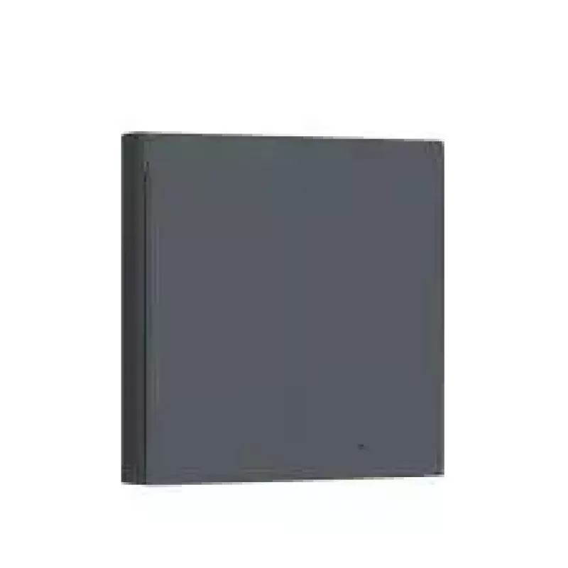 AQARA Smart Wall Switch H1 EU (con neutro, doppio interruttore) (WS-EUK04-G), grigio – interruttore a parete Zigbee con doppio relè