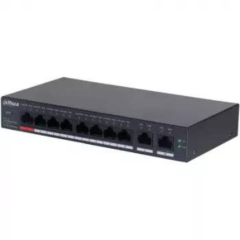 Dahua Technology DH-CS4010-8ET-110 switch di rete gestito L2 Fast Ethernet (10/100) Power over Ethernet (PoE) nero