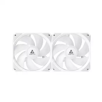 Dissipatore a liquido all-in-one CHIEFTEC ICEBERG 240-RGB-W – radiatore da 240 mm, 2 ventole RGB da 120 mm, bianco