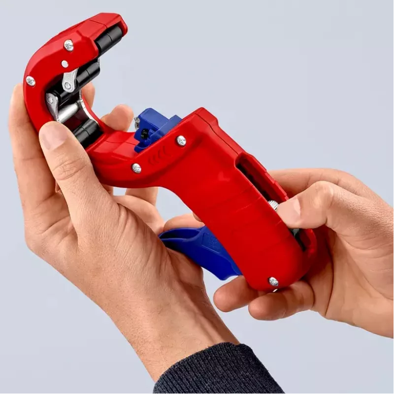 Knipex DP50 90 23 01 BK tagliatubi, rosso/blu
