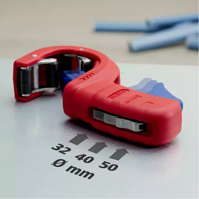 Knipex DP50 90 23 01 BK tagliatubi, rosso/blu