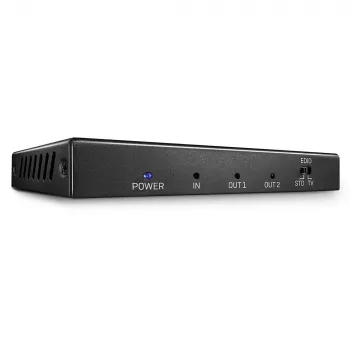 Splitter HDMI 2.0 18G Lindy 2 porte, HDMI, 2x HDMI, 3840 x 2160 pixel, nero, metallo, CE, FCC, RoHS, REACH, California Proposition 65