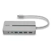Docking station mini USB-C Lindy DST-Mx Duo per laptop/MacBook con doppio display (4K) e ricarica pass-through 100 W
