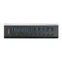 Hub USB 3.0 Lindy 10 porte con interruttori on/off