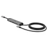 Docking station micro per laptop USB-C Lindy DST-Micro 140 con supporto 4K e cavo di ricarica 1,4 m 60W