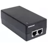Intellinet iniettore Gigabit Ultra PoE+, 1 porta 60 W, conforme IEEE 802.3bt e IEEE 802.3at/af, case in plastica