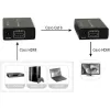 Trasmettitore e ricevitore AV TECHLY IDATA EXT-E70 — prolunga HDMI su cavo Cat6/6a/7, Full HD 1920x1080, 60 m, 10,2 Gbit/s, HDCP, nero