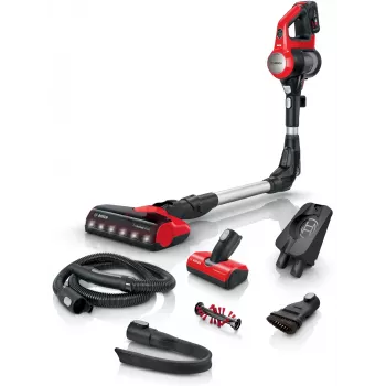 Bosch BBS711ANM scopa elettrica/aspirapolvere a bastone batteria ricaricabile a secco senza sacchetto 0,3 L nero, rosso, acciaio inox