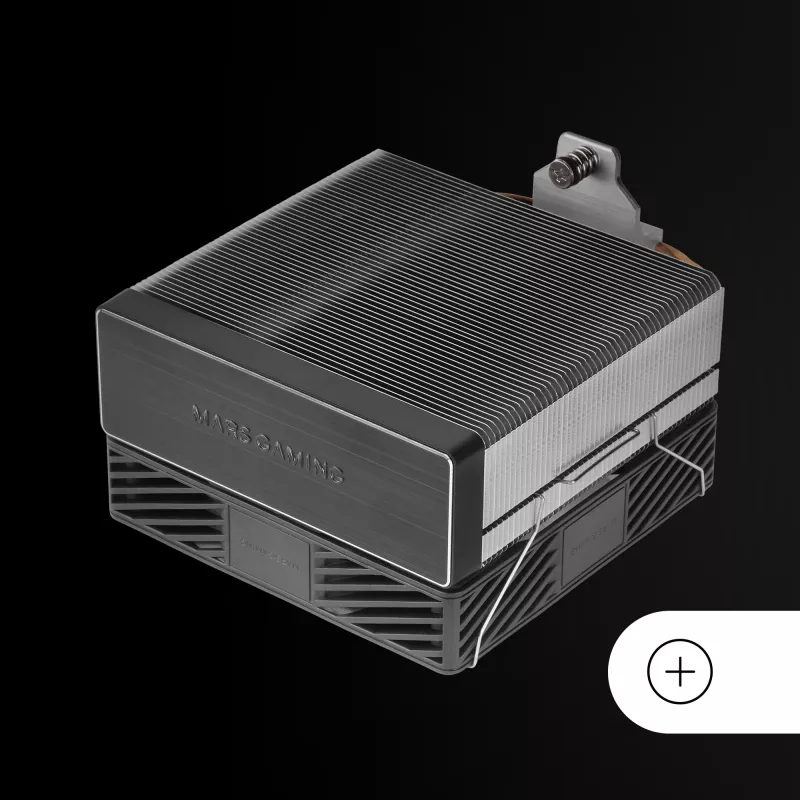 Mars Gaming MCPU-X4 dissipatore ad aria per processore 12 cm nero 1 pz.