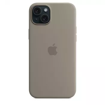 APPLE Apple custodia in silicone con MagSafe iPhone 15 Plus color argilla