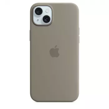 APPLE Apple custodia in silicone con MagSafe iPhone 15 Plus color argilla