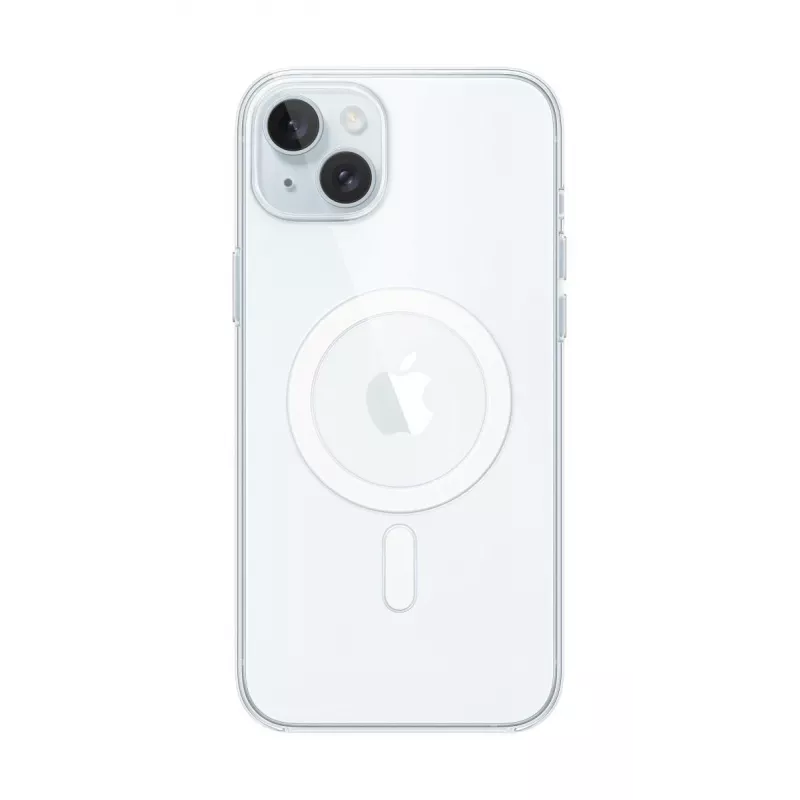 Custodia trasparente Apple Clear Case compatibile MagSafe iPhone 15 Plus