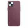 Custodia Apple FineWoven compatibile MagSafe iPhone 15 Plus mulberry