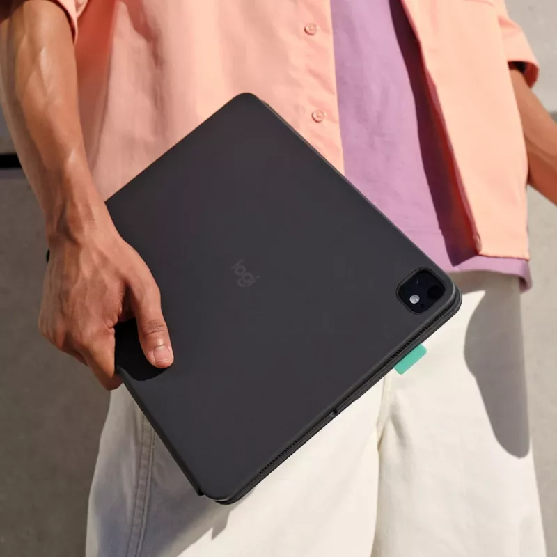 LOGITECH Flip Folio grafite - iPad Pro 13-in (M4) iPad Air 13-in (M2 & M3) Qwerty UK