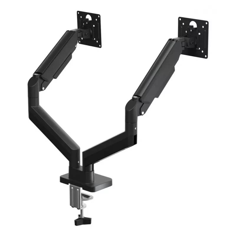 Braccio doppio per monitor regolabile da scrivania GEMBIRD 17-32 pollici, nero
