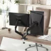 Braccio doppio per monitor regolabile da scrivania GEMBIRD 17-32 pollici, nero