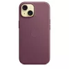 APPLE custodia FineWoven compatibile MagSafe iPhone 15 Mulberry