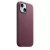APPLE custodia FineWoven compatibile MagSafe iPhone 15 Mulberry